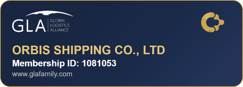 Chứng nhận thành viên của ORBIS SHIPPING CO., LTD — Global Logistics Alliance, Mã thành viên: 1081053