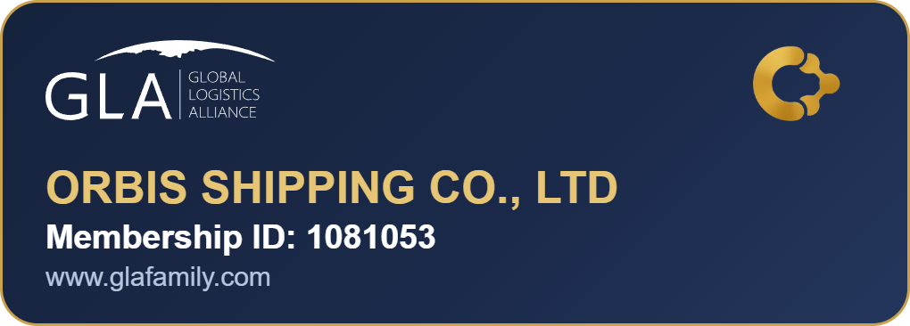 Chứng nhận thành viên Global Logistics Alliance của ORBIS SHIPPING CO., LTD, mã thành viên 1081053